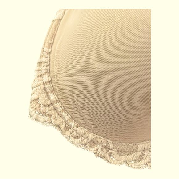 Natori Feathers Contour Plunge Bra 32G Cosmetic NWT - Picture 10 of 12